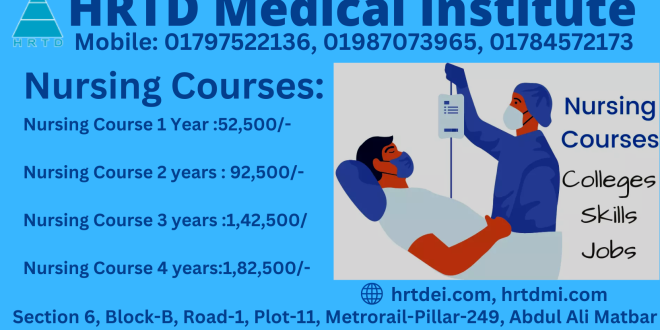 Nursing Training Course in Bangladesh From HRTD Medical Institute In Dhaka