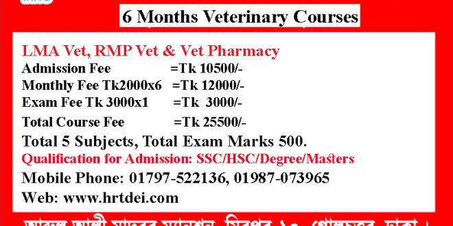 6 Months Veterinary Courses