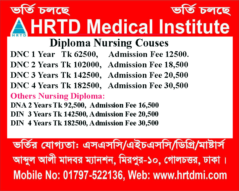 Diploma Nursing Courses in Dhaka Bangladesh