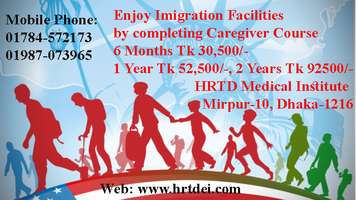 Immigration facilities for Caregivers 