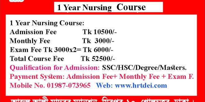 1 Year Best Nursing Course