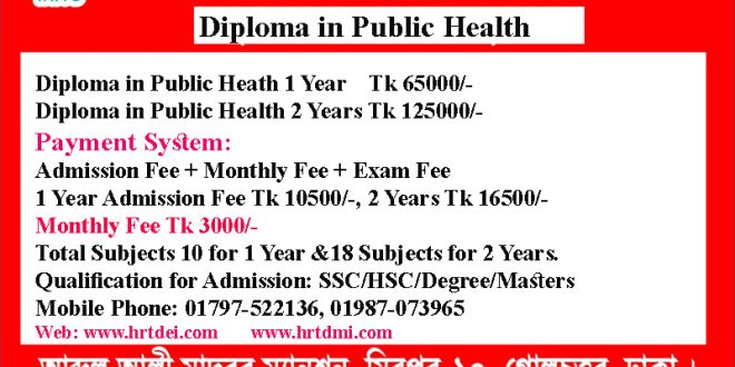 Diploma in Public Health