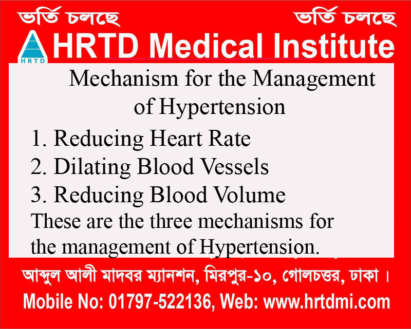 Mechanisms for the Management of Hypertension