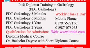Post Diploma Training in Gastrology 1
