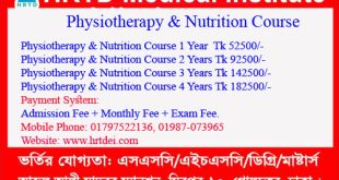Advanced Physiotherapy and Nutrition Course
